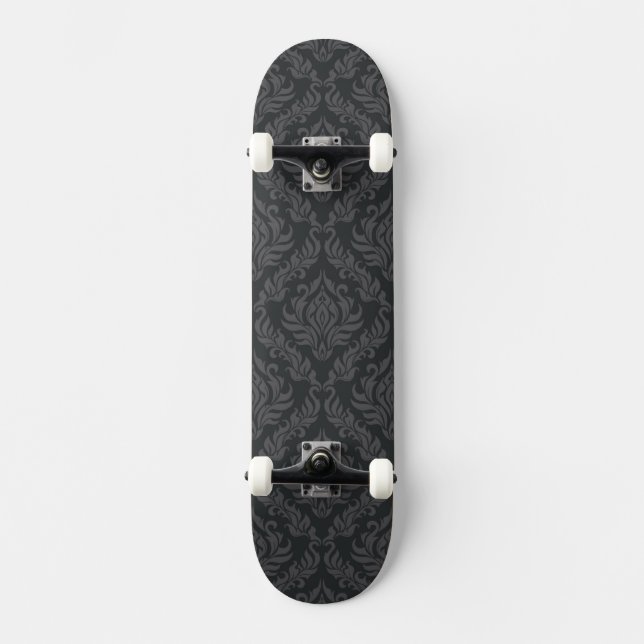 Damask Pattern 6 Skateboard (Front)