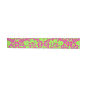 Damask Pattern 9 Wrap Around Label