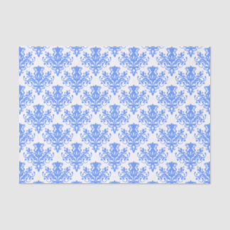 Damask Pattern - Baby Blue Tissue Paper