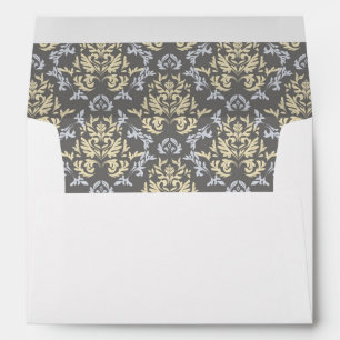Damask pattern envelopes
