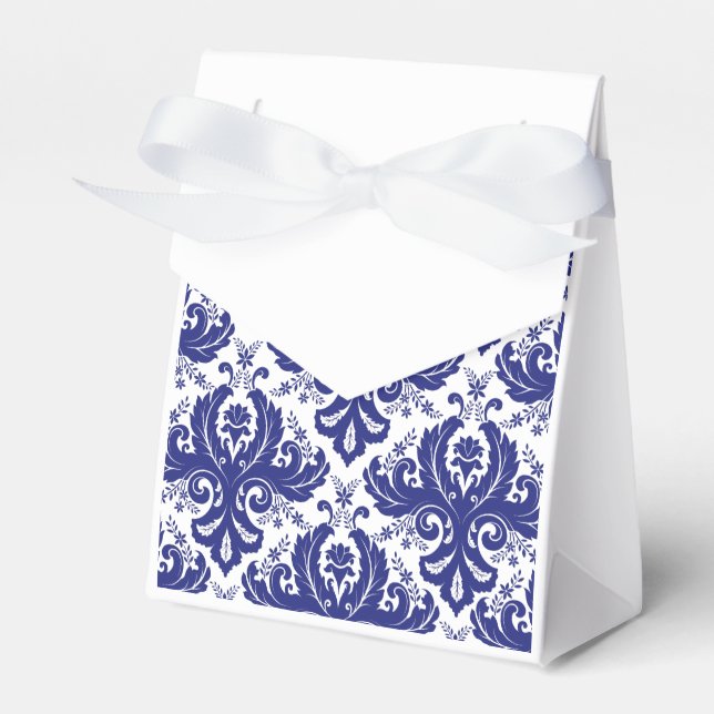 Damask pattern favor box (Front Side)