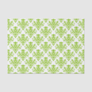 Damask Pattern - Marian Green Tissue Paper