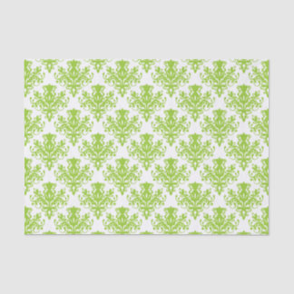 Damask Pattern - Marian Green Tissue Paper