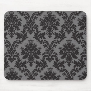 Damask pattern mouse pad