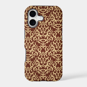 Damask pattern on gradient background