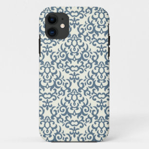 Damask pattern on gradient background 2 iPhone 11 case
