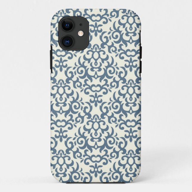 Damask pattern on gradient background 2 Case-Mate iPhone case (Back)