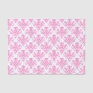 Damask Pattern - Pink Tissue Paper