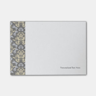 Damask pattern post-it notes