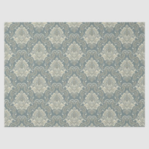 Damask pattern tissue paper