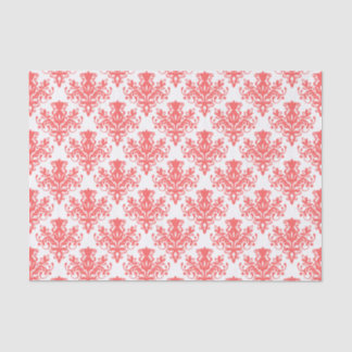 Damask Pattern - Tropical Pink Tissue Paper