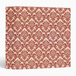 Damask pattern wallpaper binder