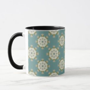 Damask pattern with abstract elements mug