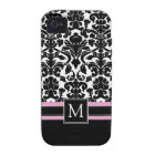 Damask Pattern with Monogram