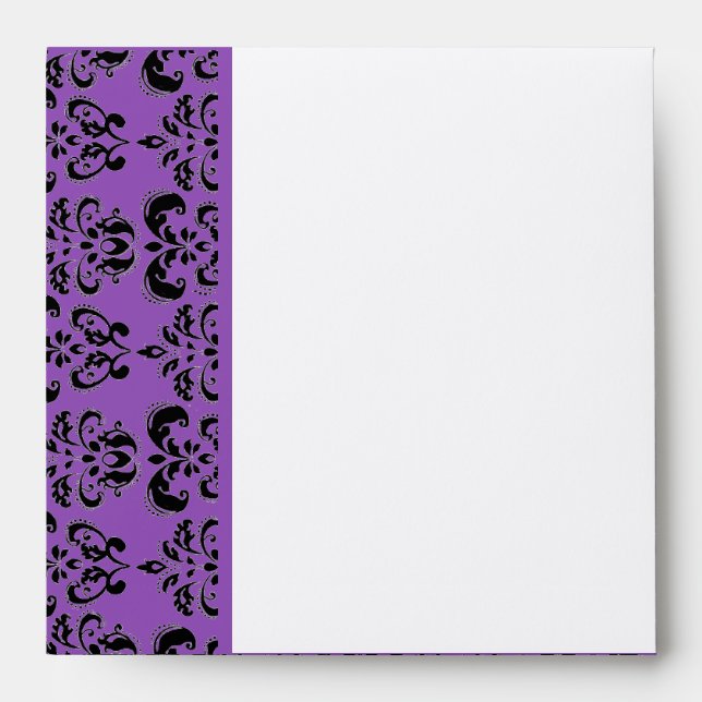 DAMASK Purple Lavander 5 Envelope (Front)