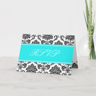 Damask RSVP Card