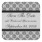 Damask Silver Save The Date Reminders