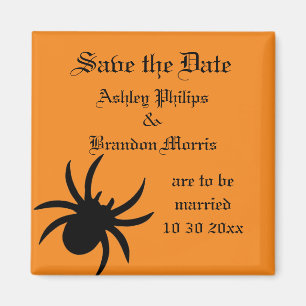 Damask Spider Save the Date Magnet