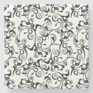 Damask Stone Coaster