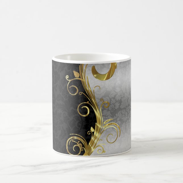 Damask & Swirl Coffee Mug (Center)