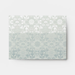 Damask Swirls Lace Dream Custom Wedding Envelope