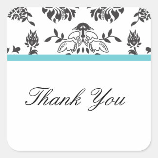 Damask Thank You Envelope Seal