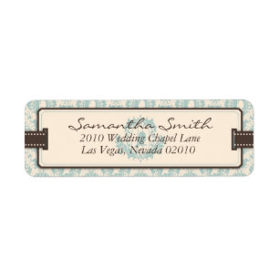 Damask Tweets Return Label B