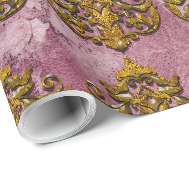 Damask Victorian Wrapping Paper (Roll Corner)