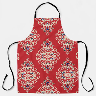 Damask Vintage: Flourish Seamless Pattern. Apron