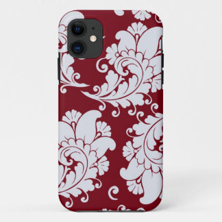 Damask vintage paisley wallpaper floral pattern iPhone 11 case