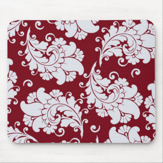 Damask vintage paisley wallpaper floral pattern mouse pad