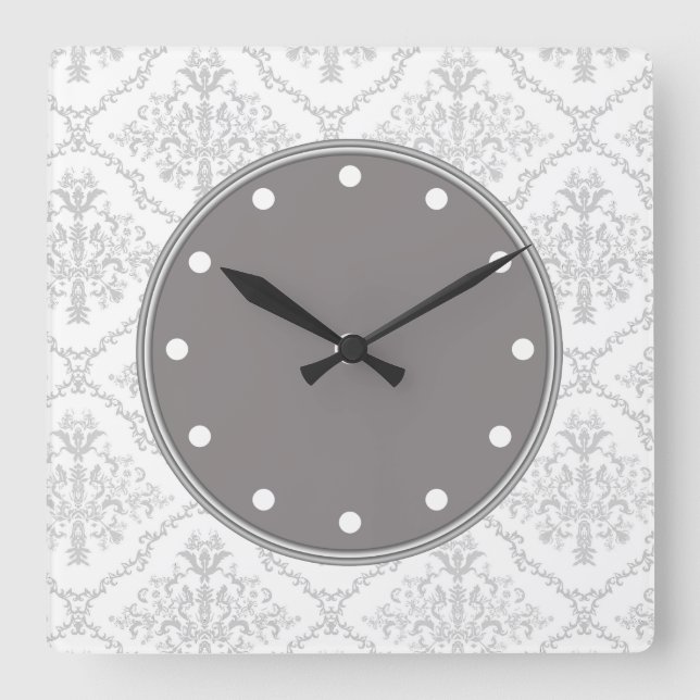 Damask Wall Clocks (Front)