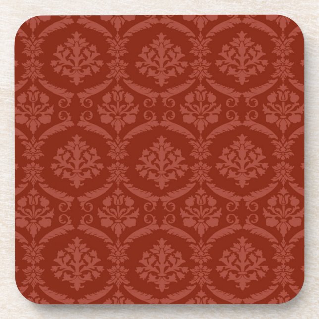 Damask wallpaper 3 coaster (Front)