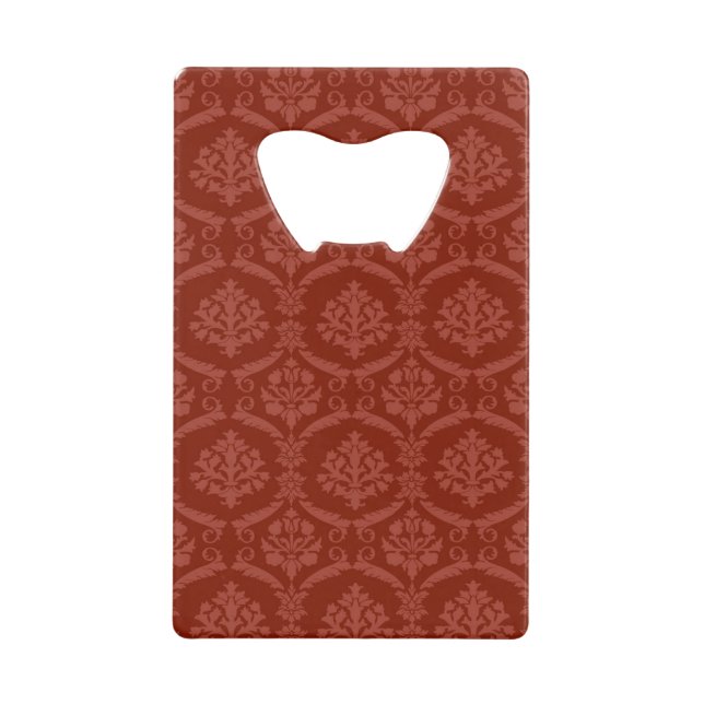 Damask wallpaper 3 wallet bottle opener (Front)