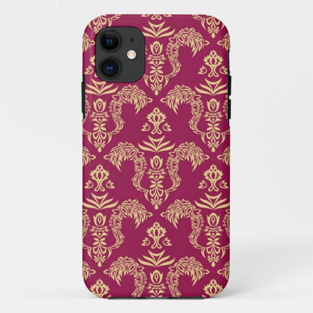 Damask wallpaper 4 Case-Mate iPhone case (Back)