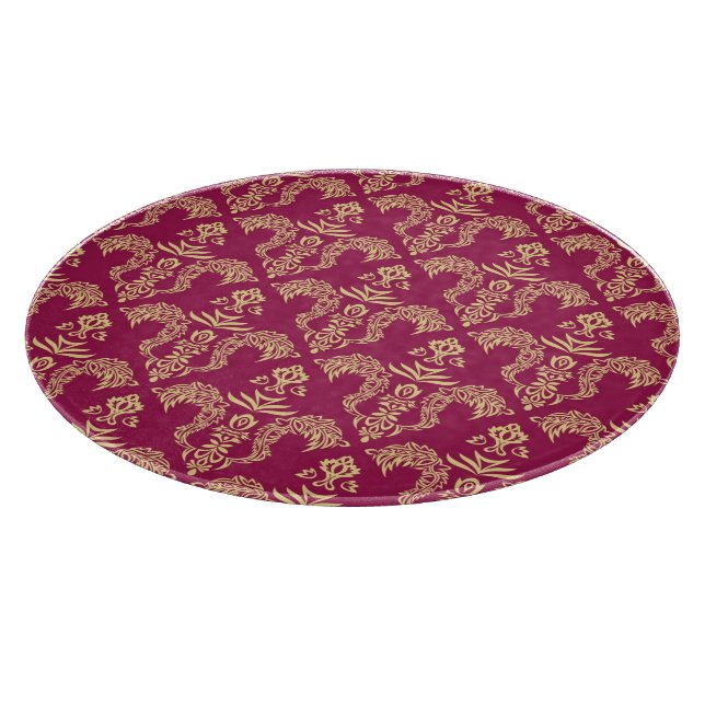 Damask wallpaper 4 cutting board (Corner)