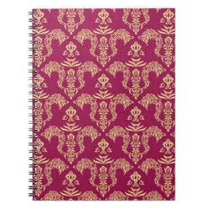 Damask wallpaper 4 notebook