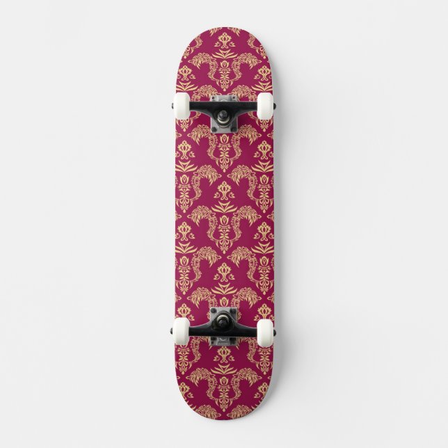 Damask wallpaper 4 skateboard (Front)