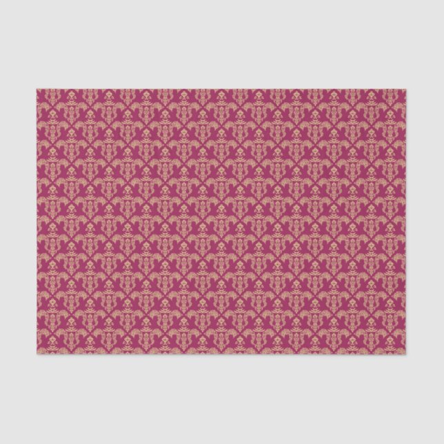 Damask wallpaper 4 tissue paper (Front)
