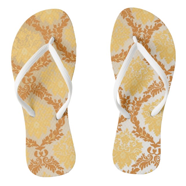 Damask wallpaper 5 flip flops (Footbed)