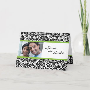 Damask Wallpaper Enregistrer la carte Date