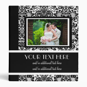 Damask Wedding Album Binder