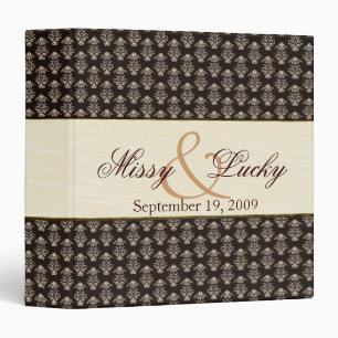 Damask Wedding/Anniversary Planner Binder