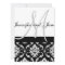Damask Wedding Invitations with Monogram Names