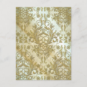 Damask Wildflowers, MORNING STARS Postcard