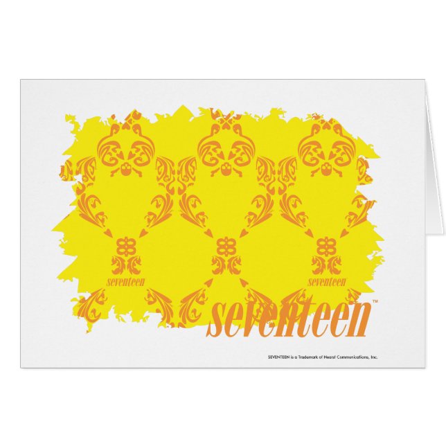 Damask Yellow-Orange 2 (Front Horizontal)
