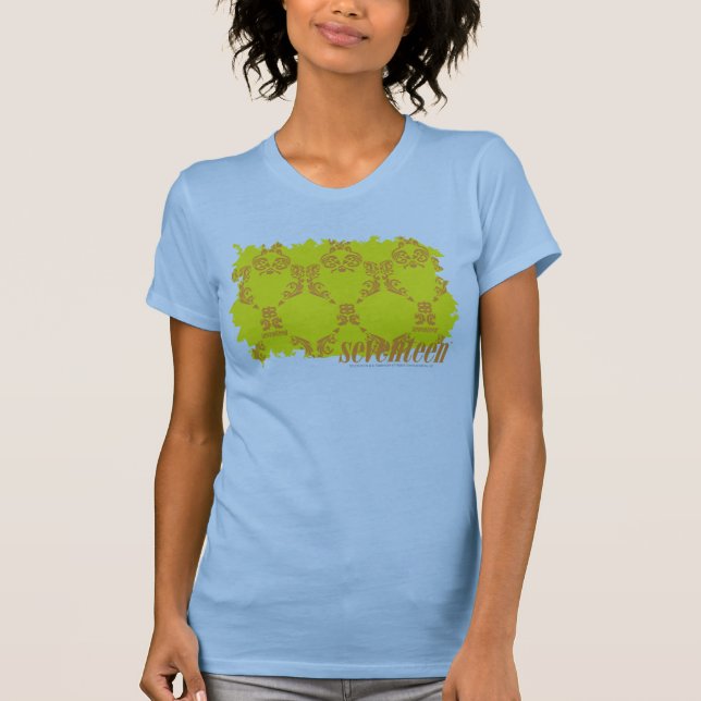 Damask Yellow-Orange 2 T-Shirt (Front)