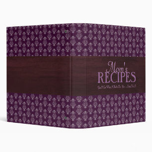 Damassé avec le classeur de recette de ruban de