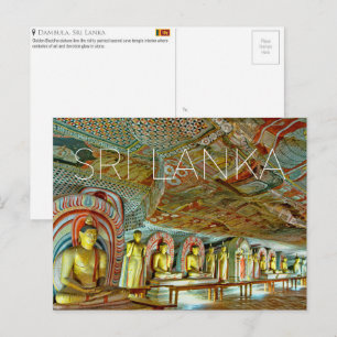 Dambulla Caves, Sri Lanka Travel Postcard