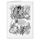 Dame âgée dans une comptine de chaussure